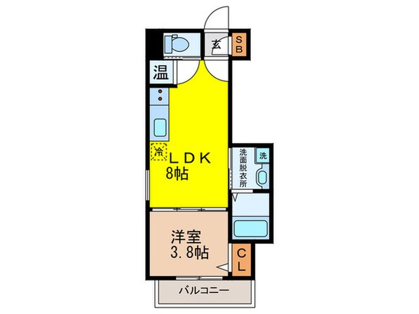 HJ STYLE HIGASHISUMIYOSHIの物件間取画像